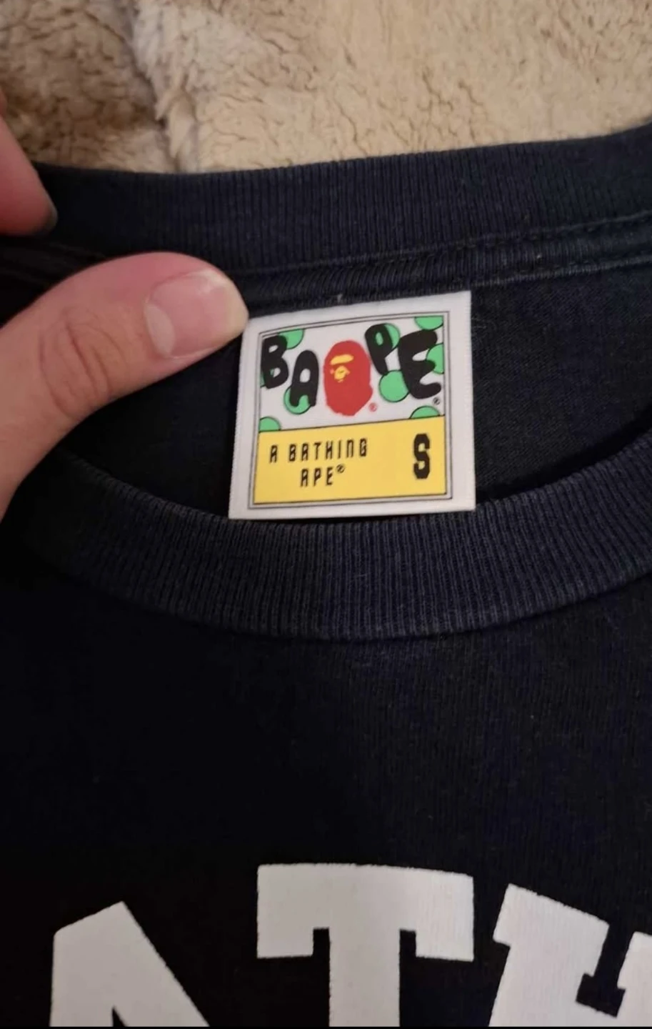 A Bathing Ape BAPE Black T-Shirt - photo 2