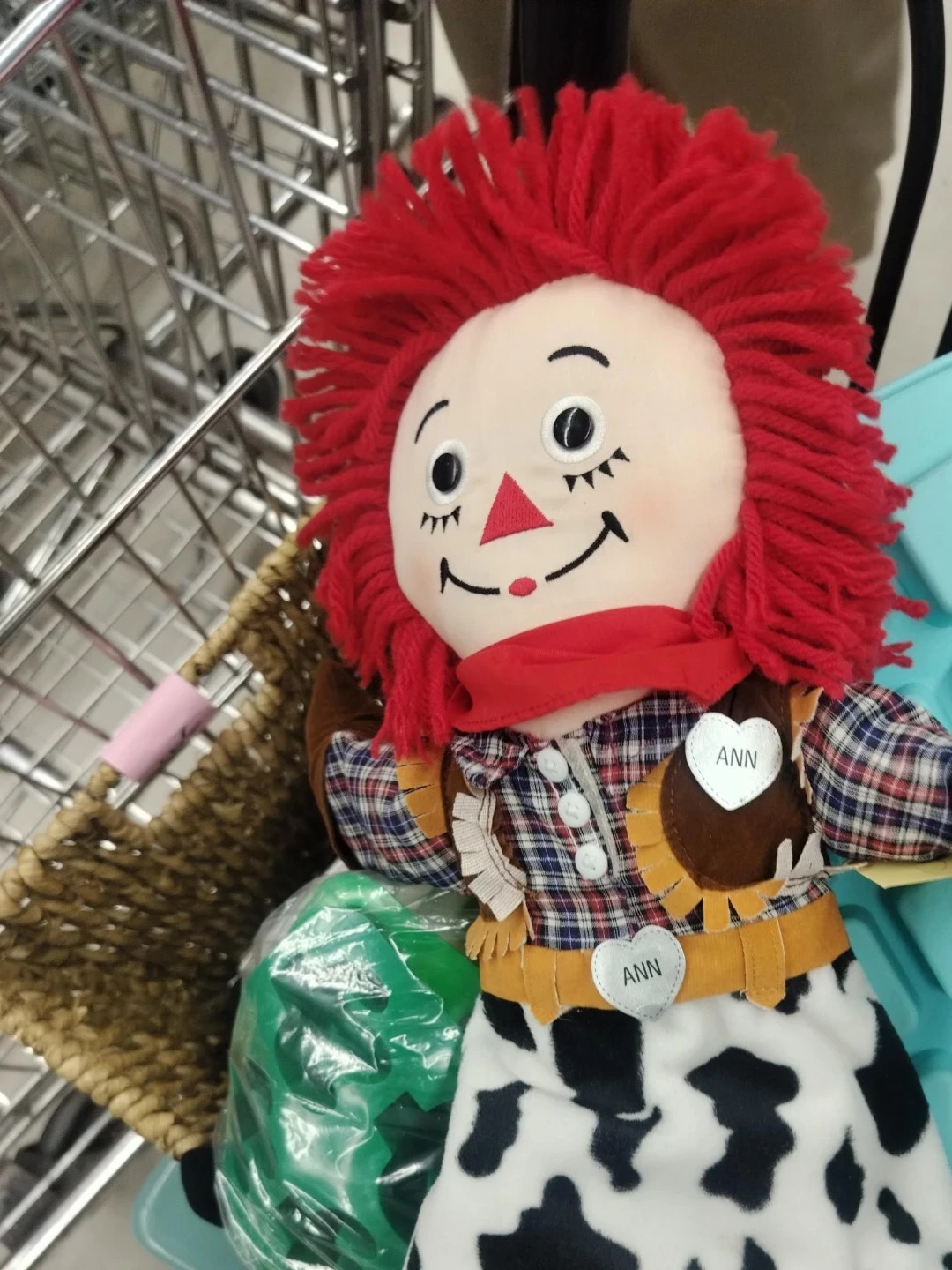 16 " Rag Doll Annabelle  "Ann" Heart Embellishments - photo 5