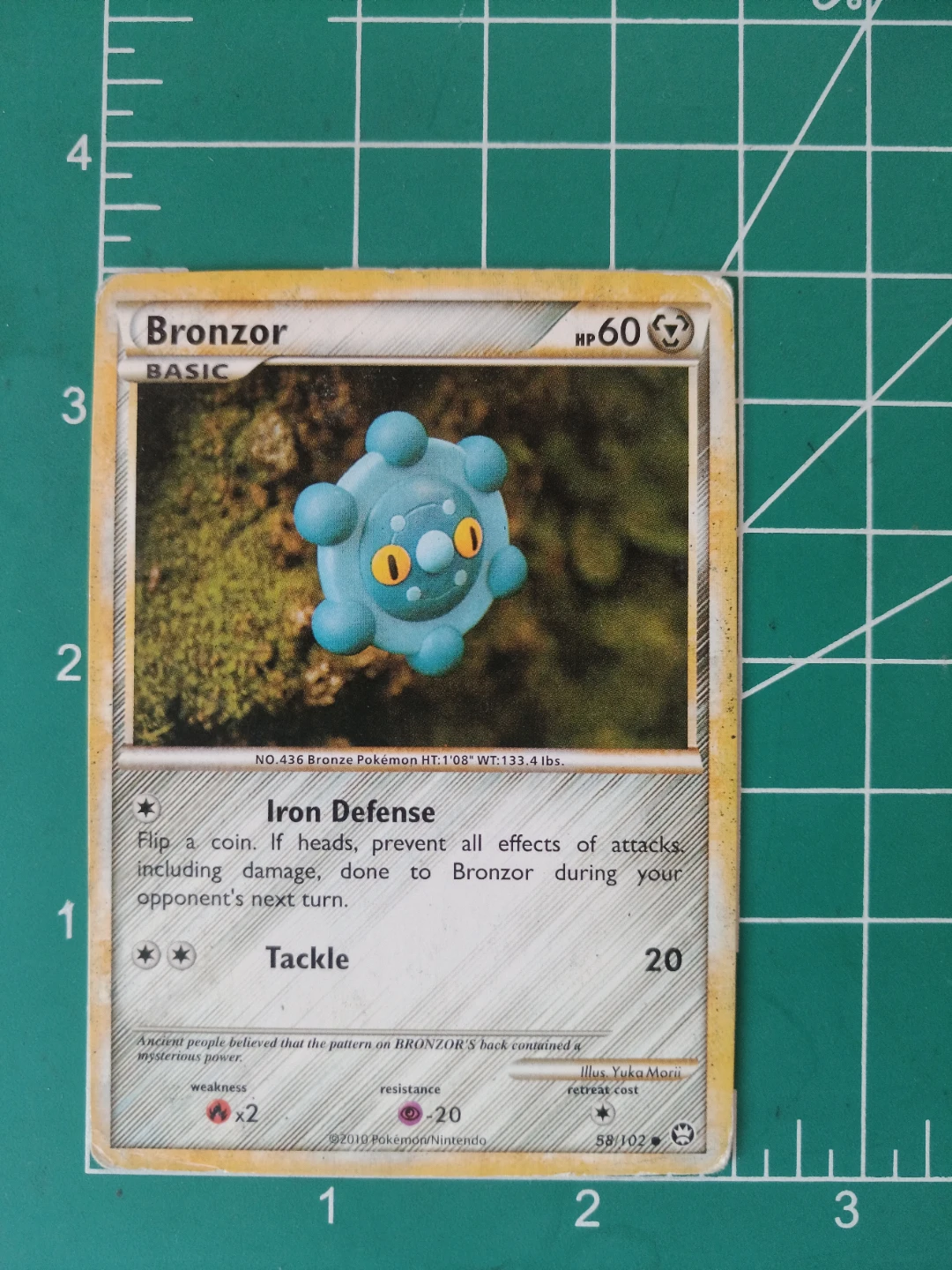 Pokemon Bronzor Card