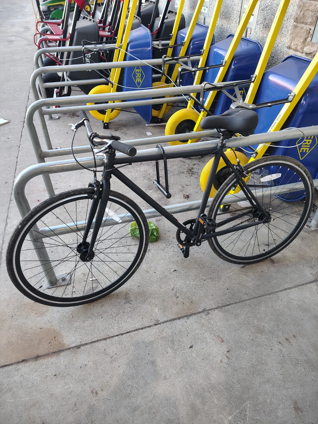 Black Single Speed Bicycle