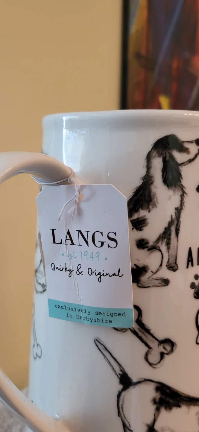 Langs "All You Need Is Love & A Dog" Ceramic Pitcher - photo 2