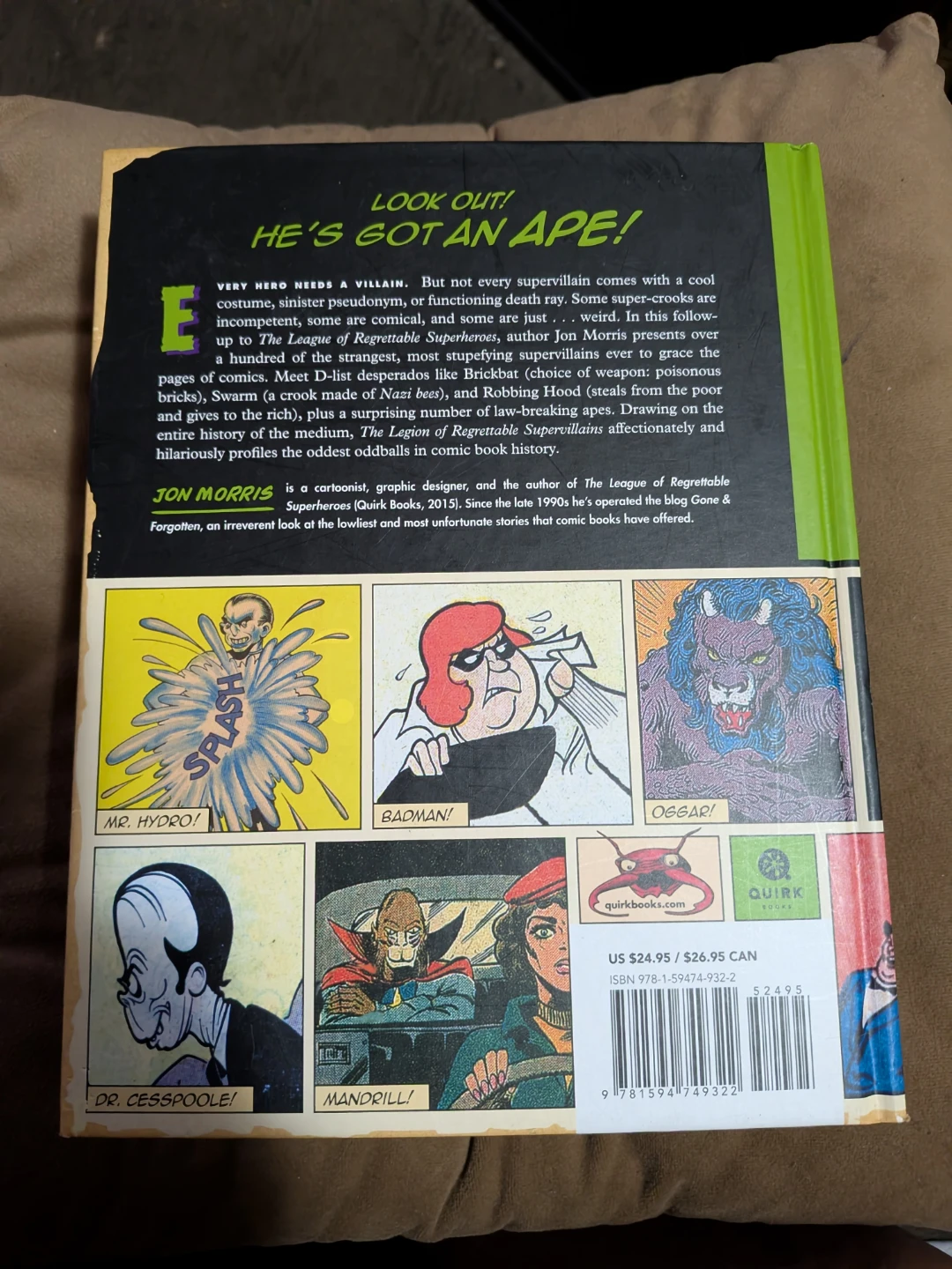 The Legion of Regrettable Super Villains by Jon Morris Book - photo 2