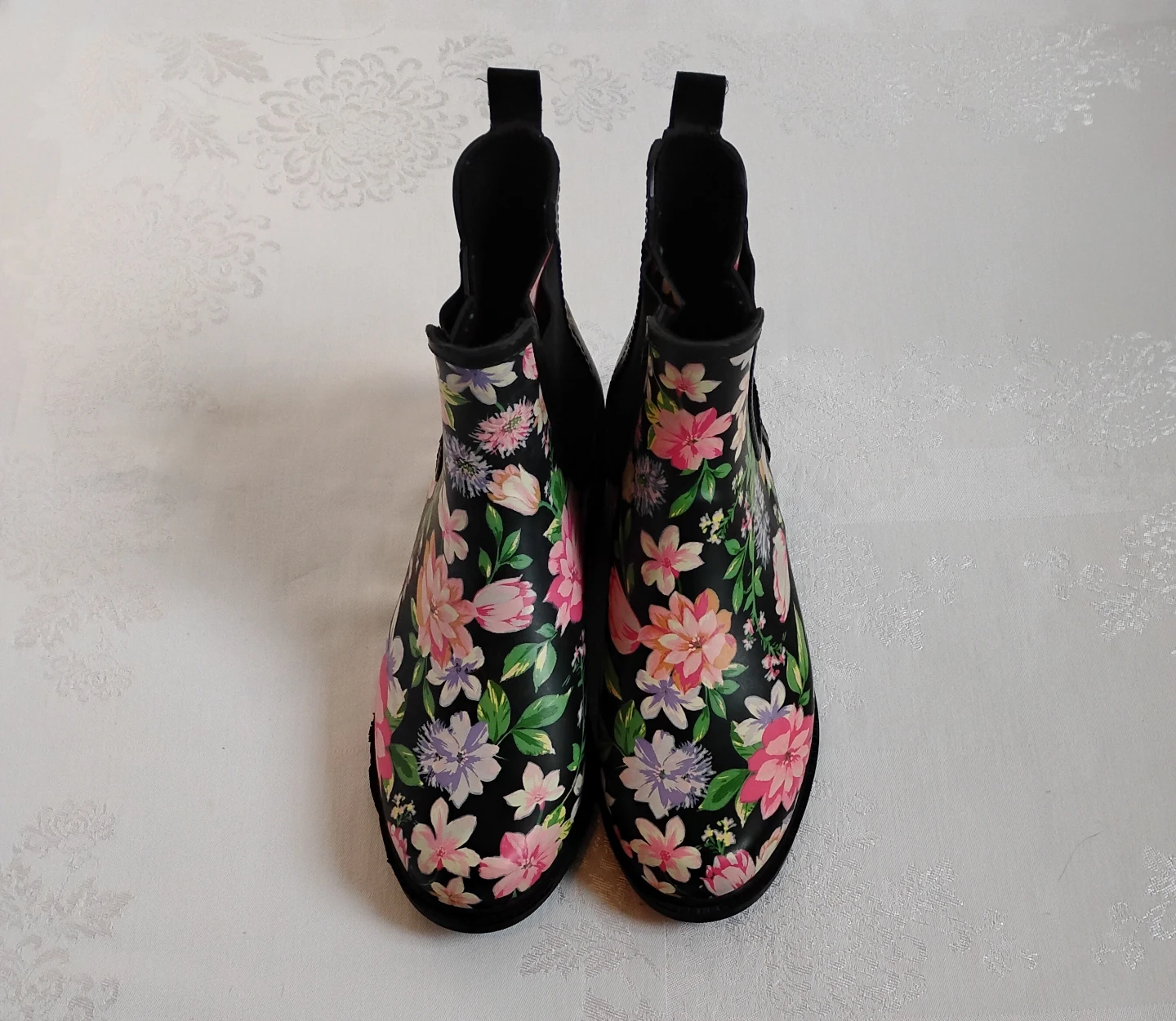 Floral Rain Boots
