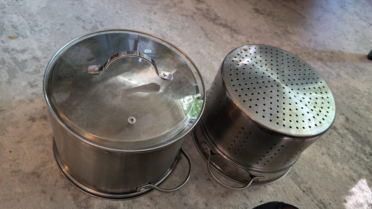 Stainless Steel Steamer Pot with Lid