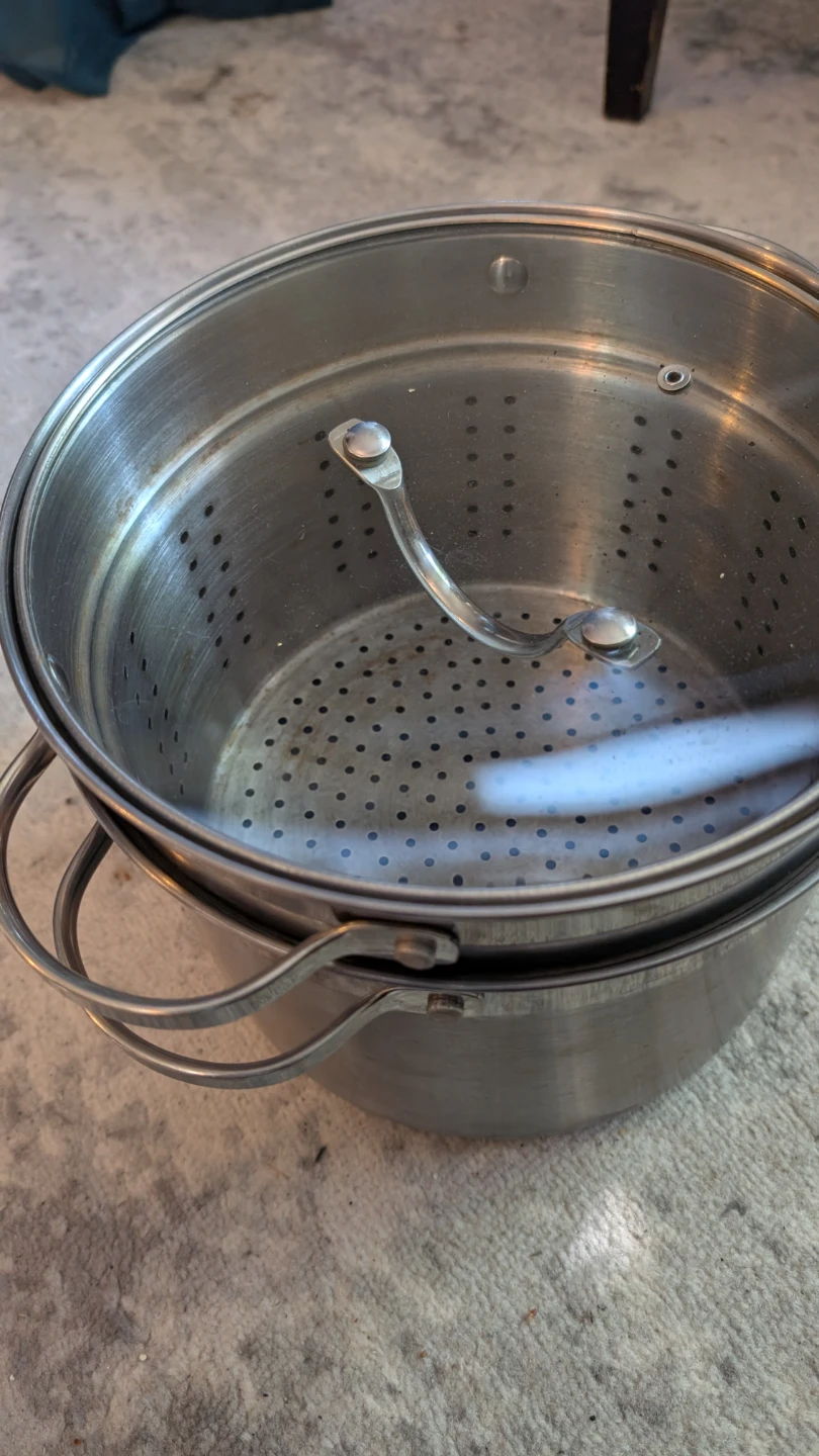 Stainless Steel Steamer Pot with Lid - photo 2