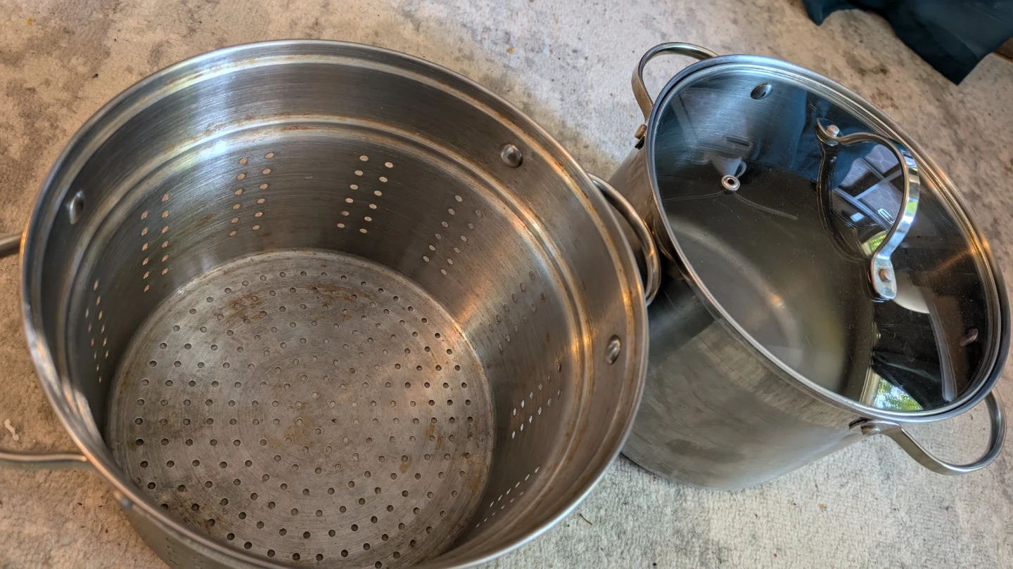 Stainless Steel Steamer Pot with Lid - photo 3