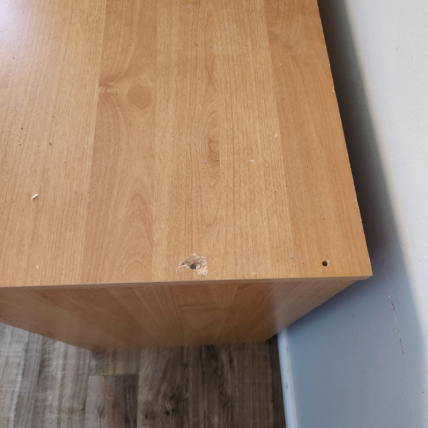 Wooden Desk with Cabinet - photo 4