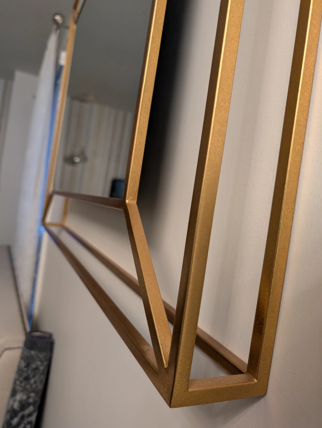 Gold Geometric Wall Mirror - photo 5