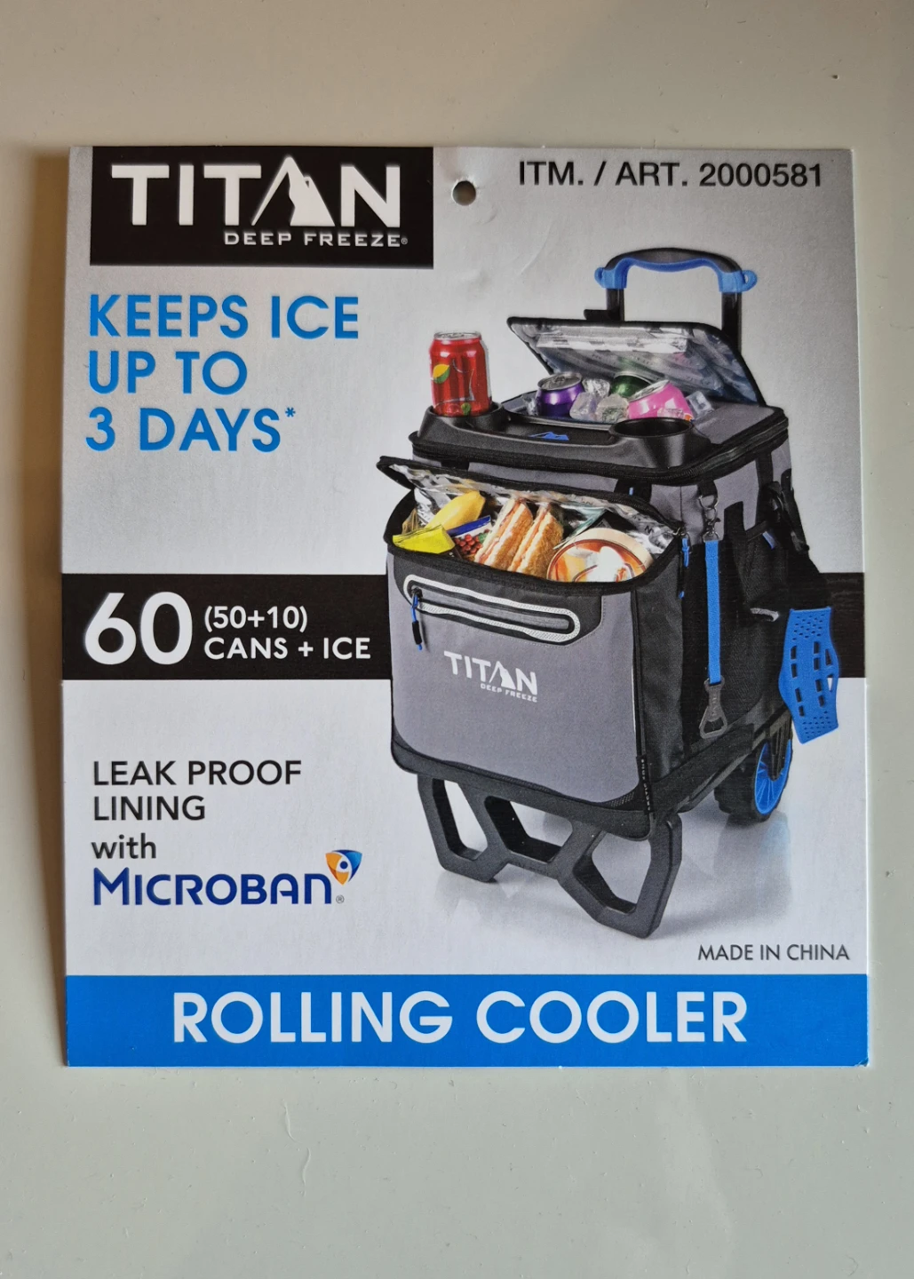 Titan Deep Freeze Rolling Cooler
