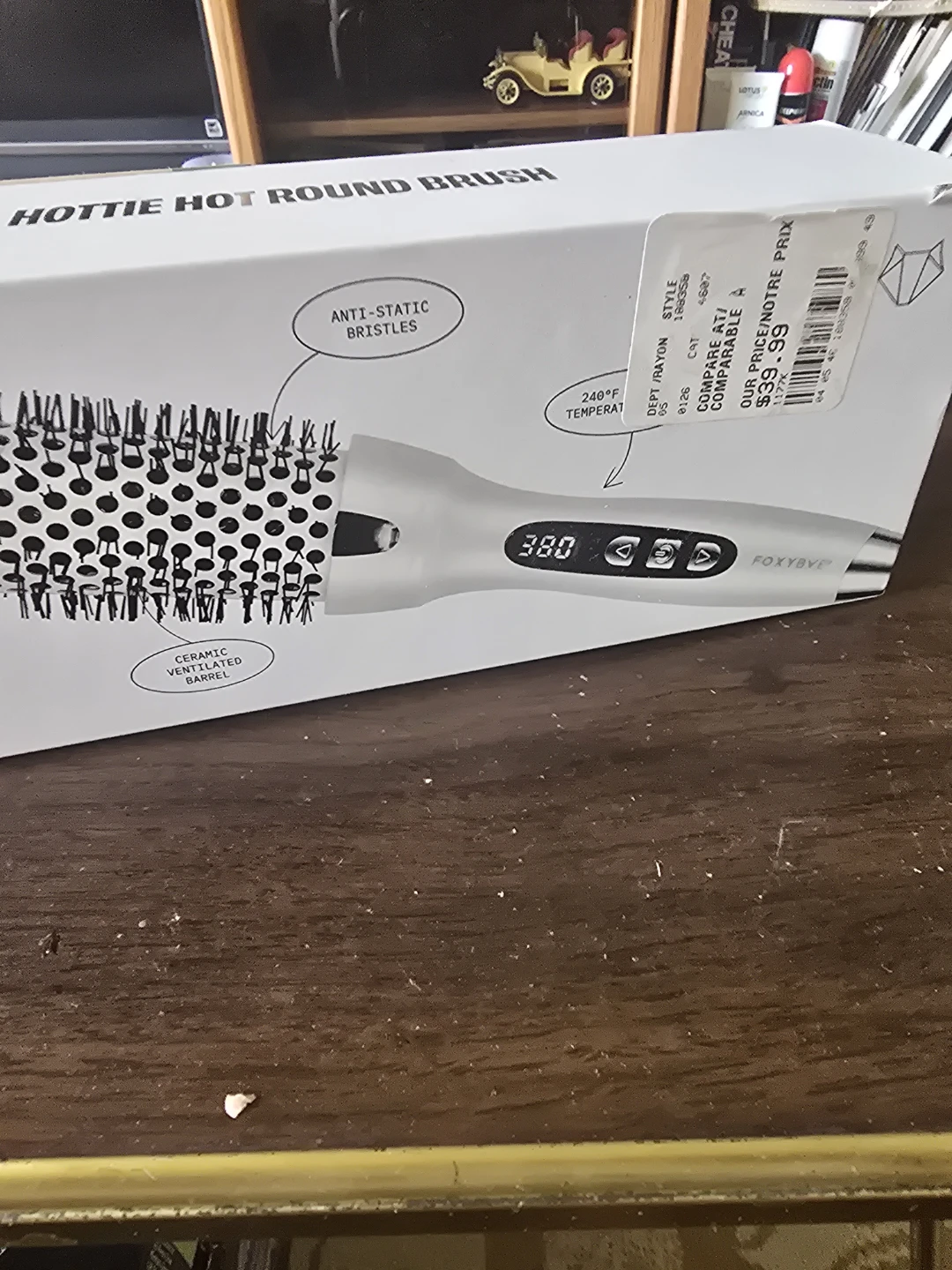 FoxyBae Hottie Hot Round Brush - 1.5" Ceramic Thermal Brush - photo 2