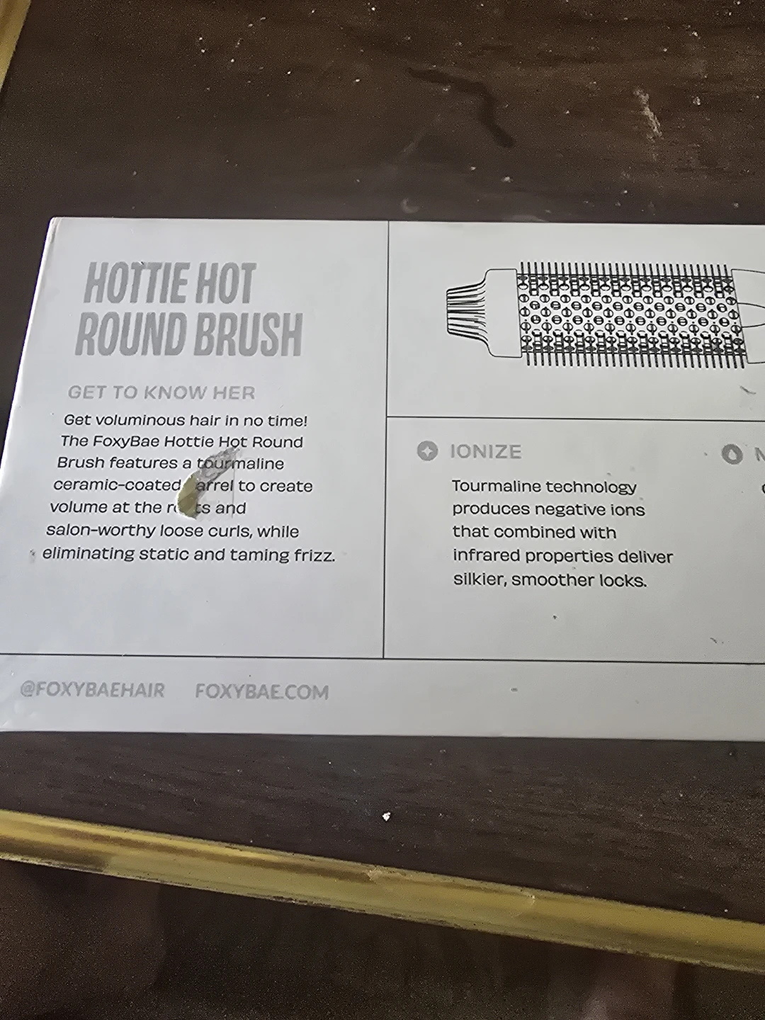 FoxyBae Hottie Hot Round Brush - 1.5" Ceramic Thermal Brush - photo 4