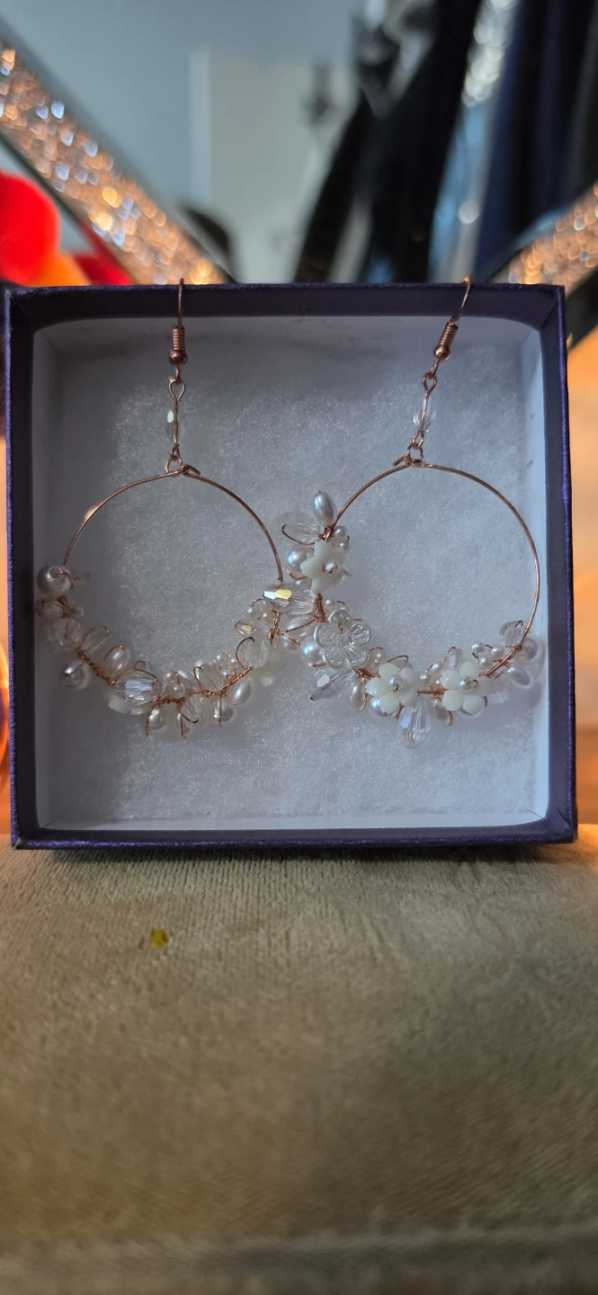 NEW Never worn pierced earrings.