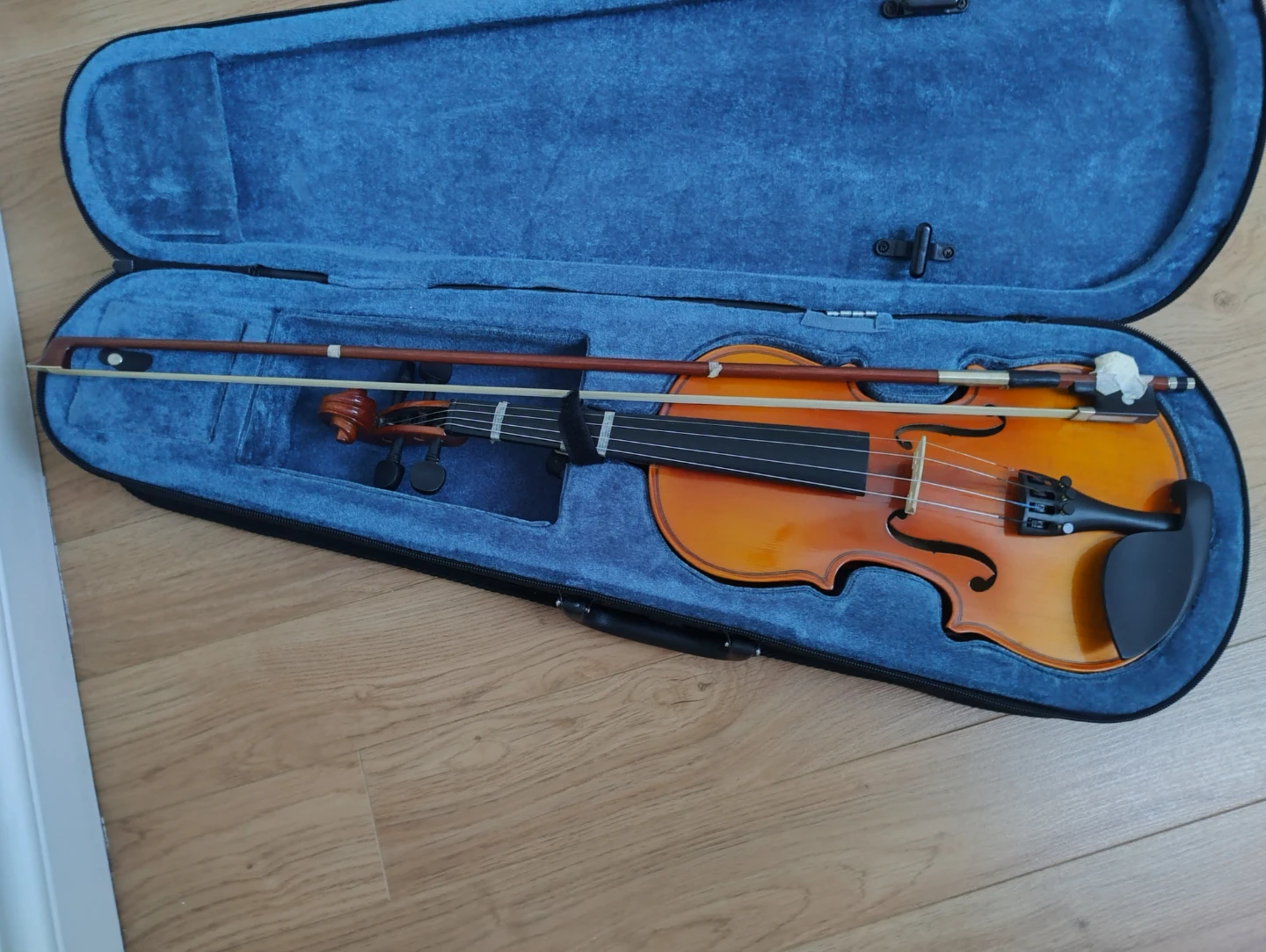 Violin with Case, Bow, and Shoulder Rests - photo 2