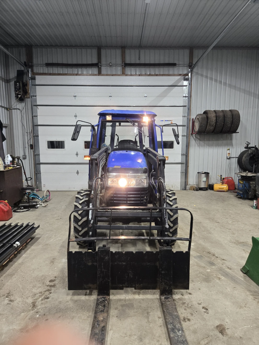 Blue Tractor with Loader - photo 4