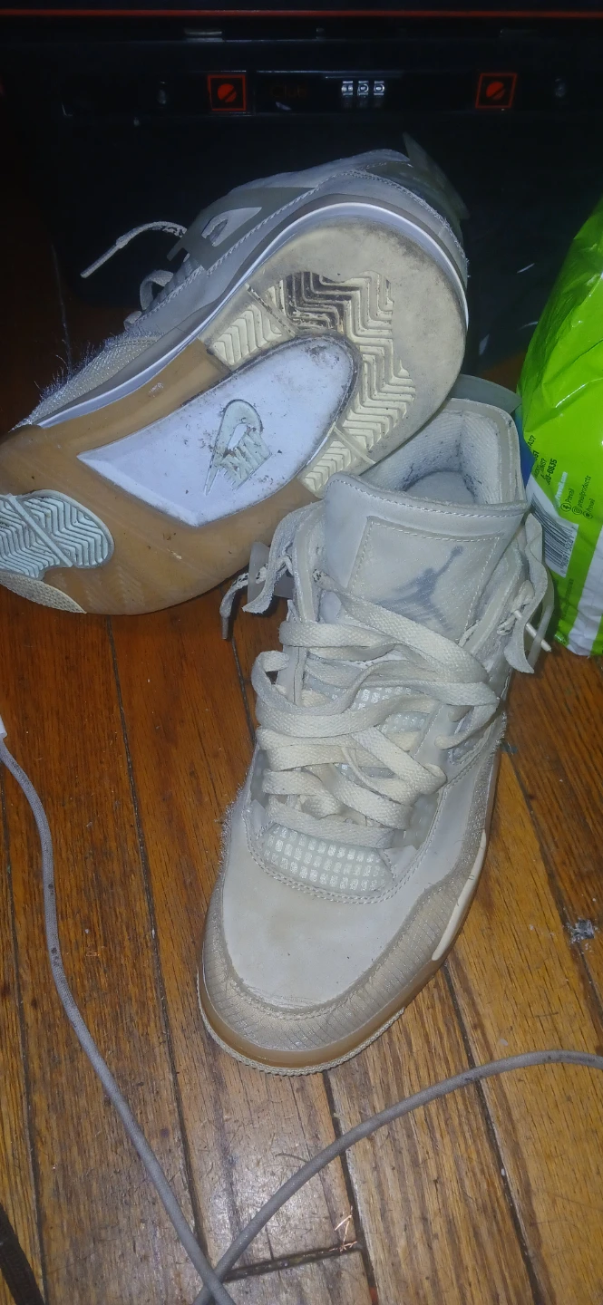 Off-White x Air Jordan 4 "Sail" - photo 3