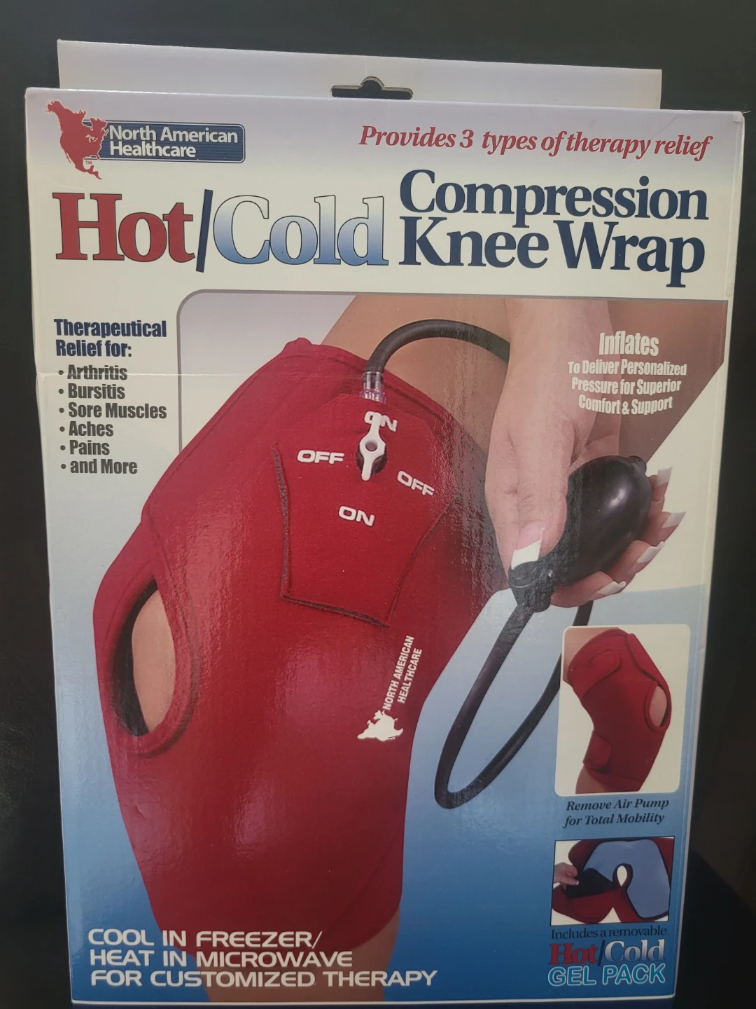 New compression knee wrap