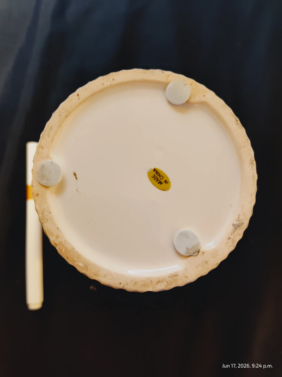 ⚽White Ceramic Decorative Pot ⚽ - photo 3