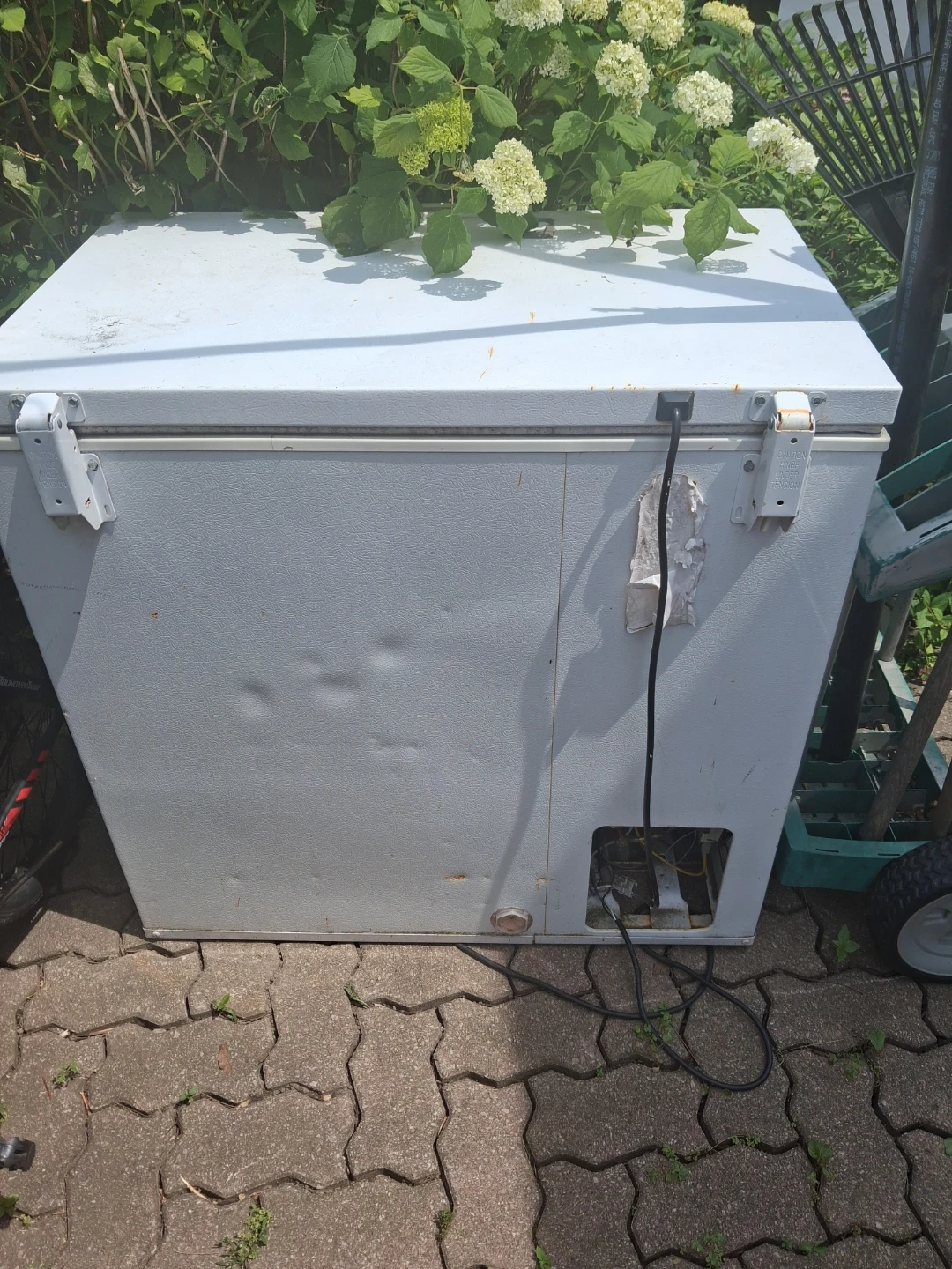 White Chest Freezer