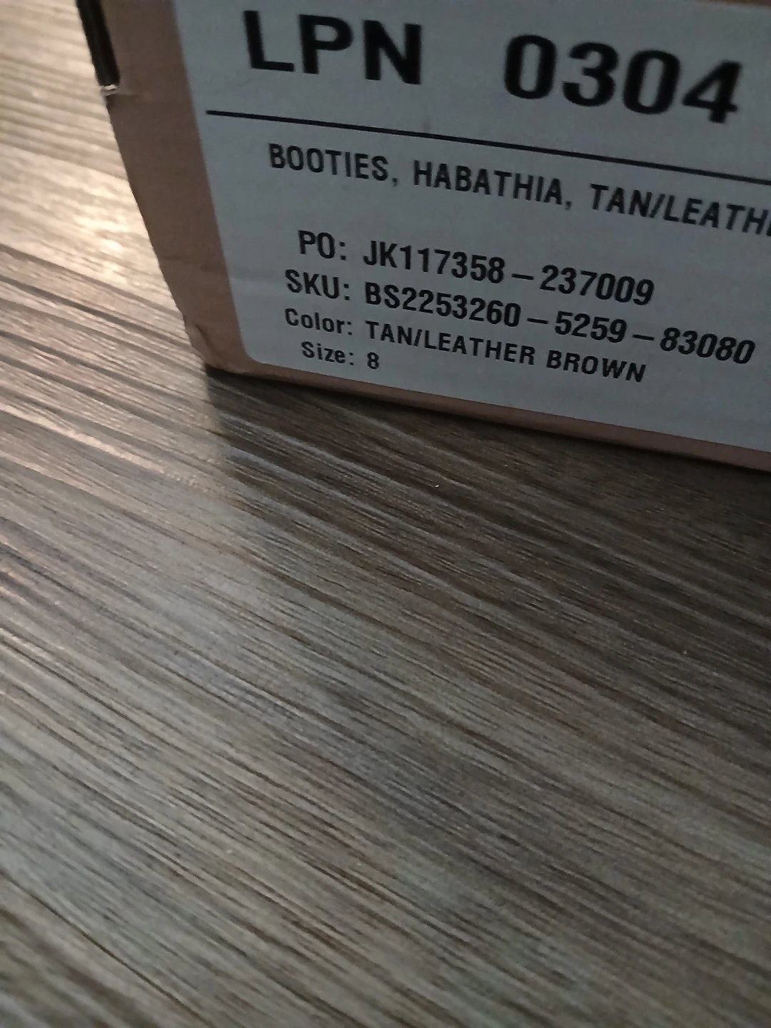 JUSTFAB Tan Leather Brown Habathia Booties - Size 8 - photo 4