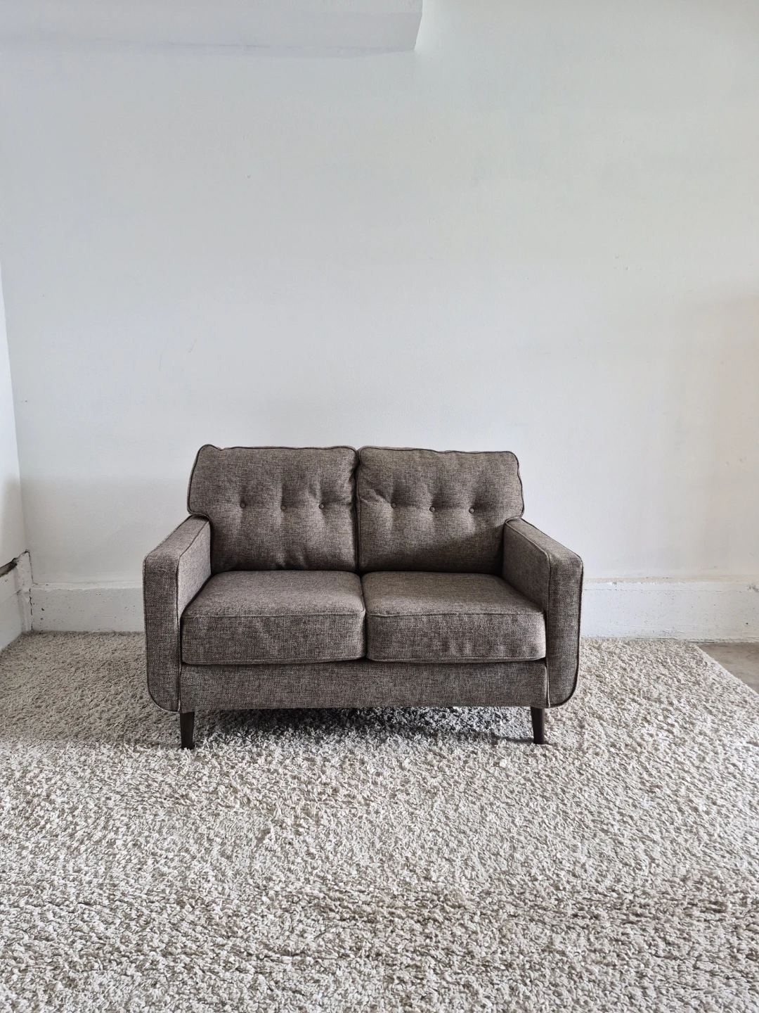J & R Furniture Tweed MCM 2 Seater Loveseat Sofa - photo 3