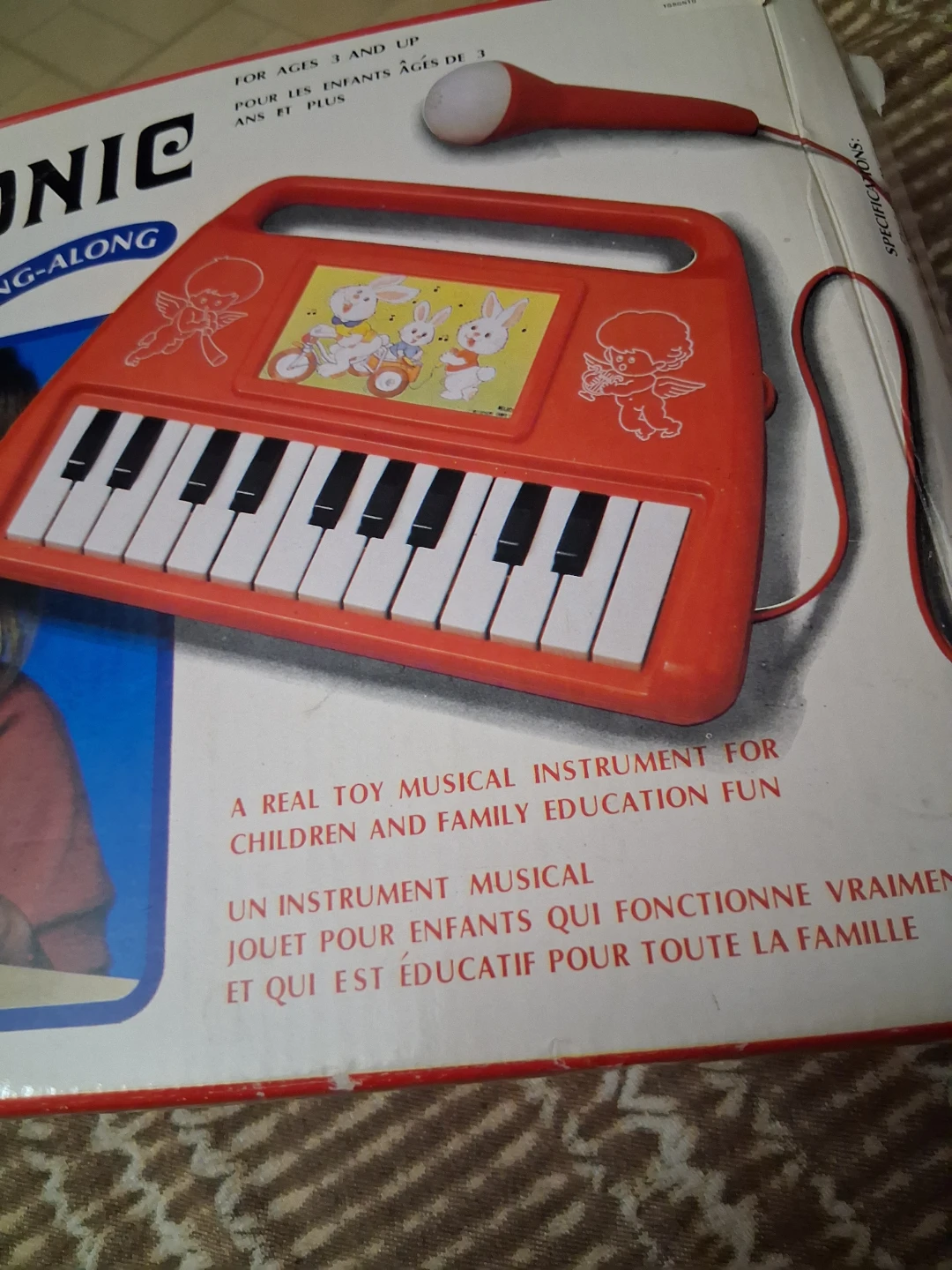 Electronic Organ Sing-Along Toy Keyboard with Microphone - photo 3