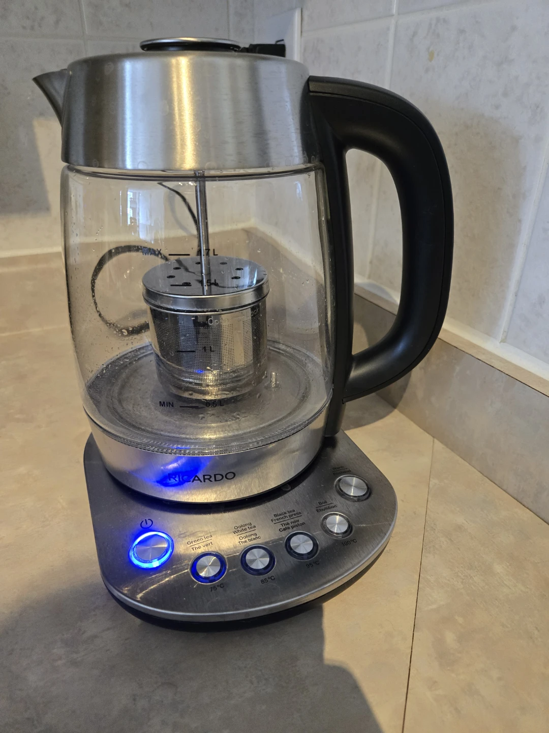 Ricardo Electric Glass Kettle - photo 2