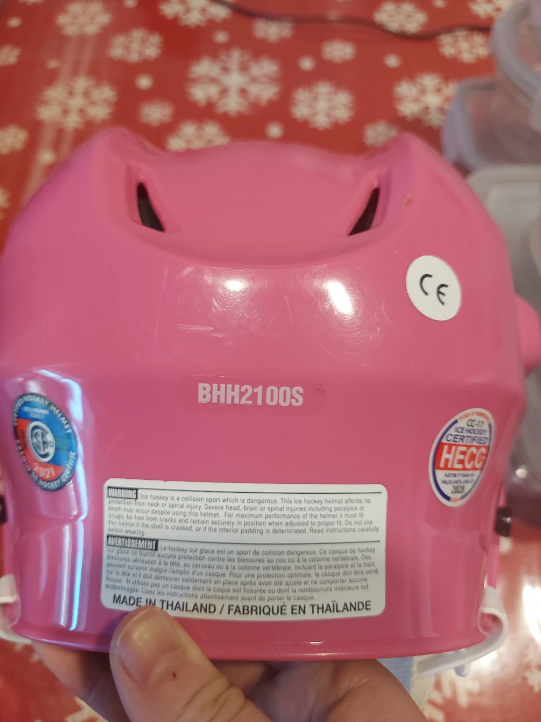 Bauer Pink Hockey Helmet BHH2100S - photo 3