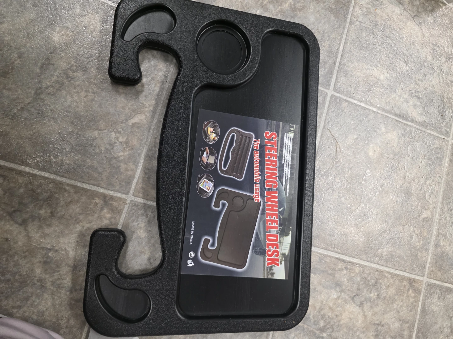 Automotive Steering Wheel Desk Tray