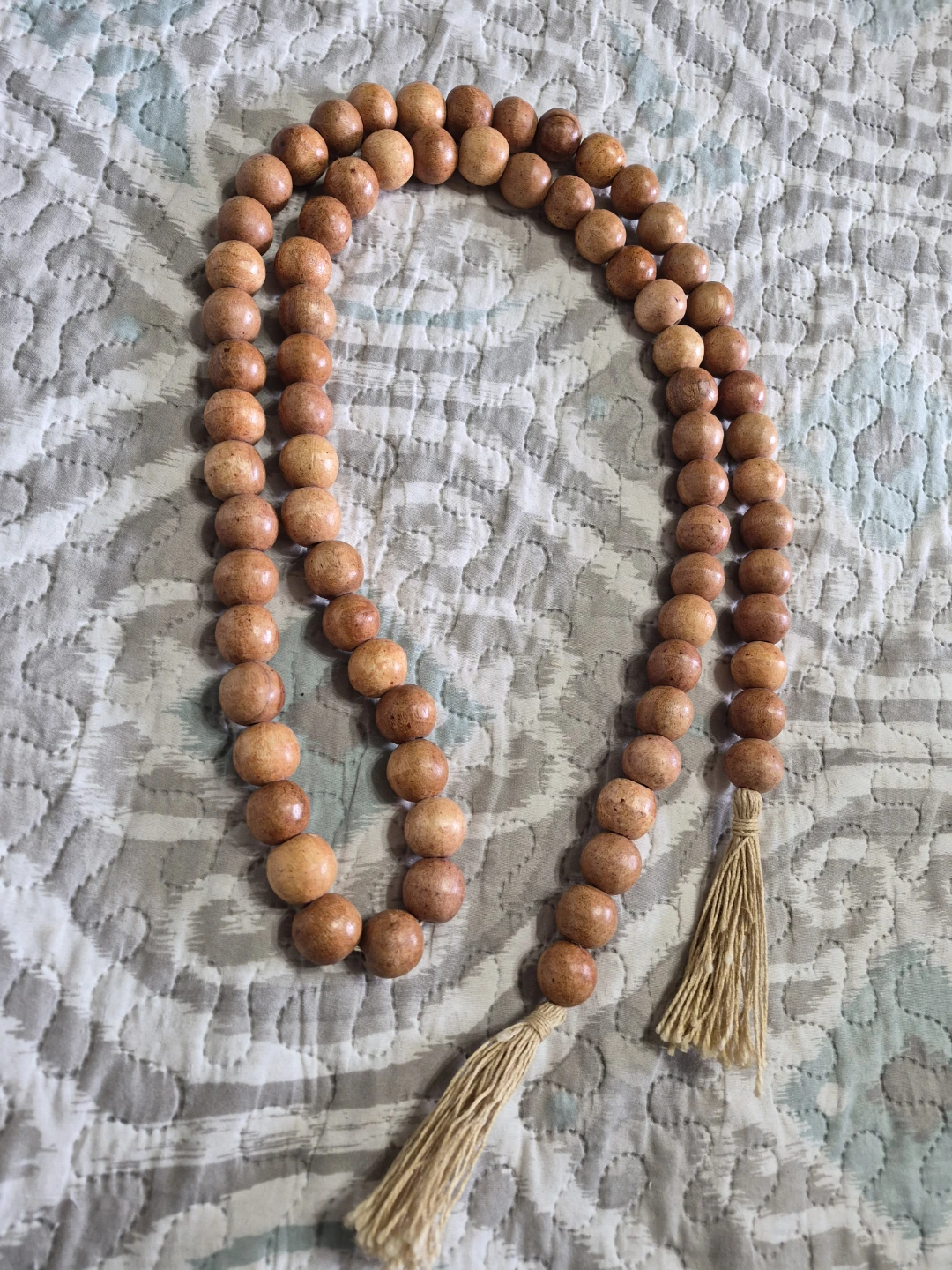 Vintage Strand of Wooden Beads Decor - photo 4