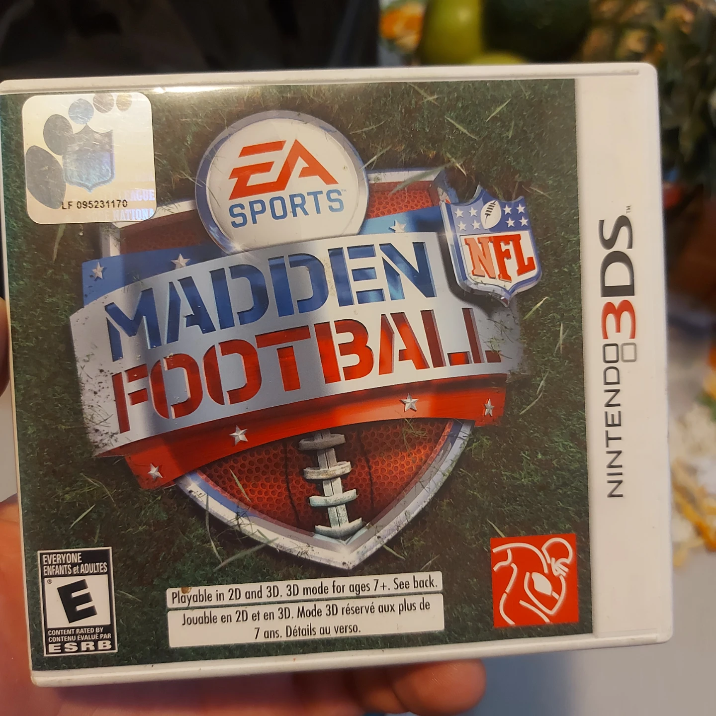 Madden Football Nintendo 3DS Game
