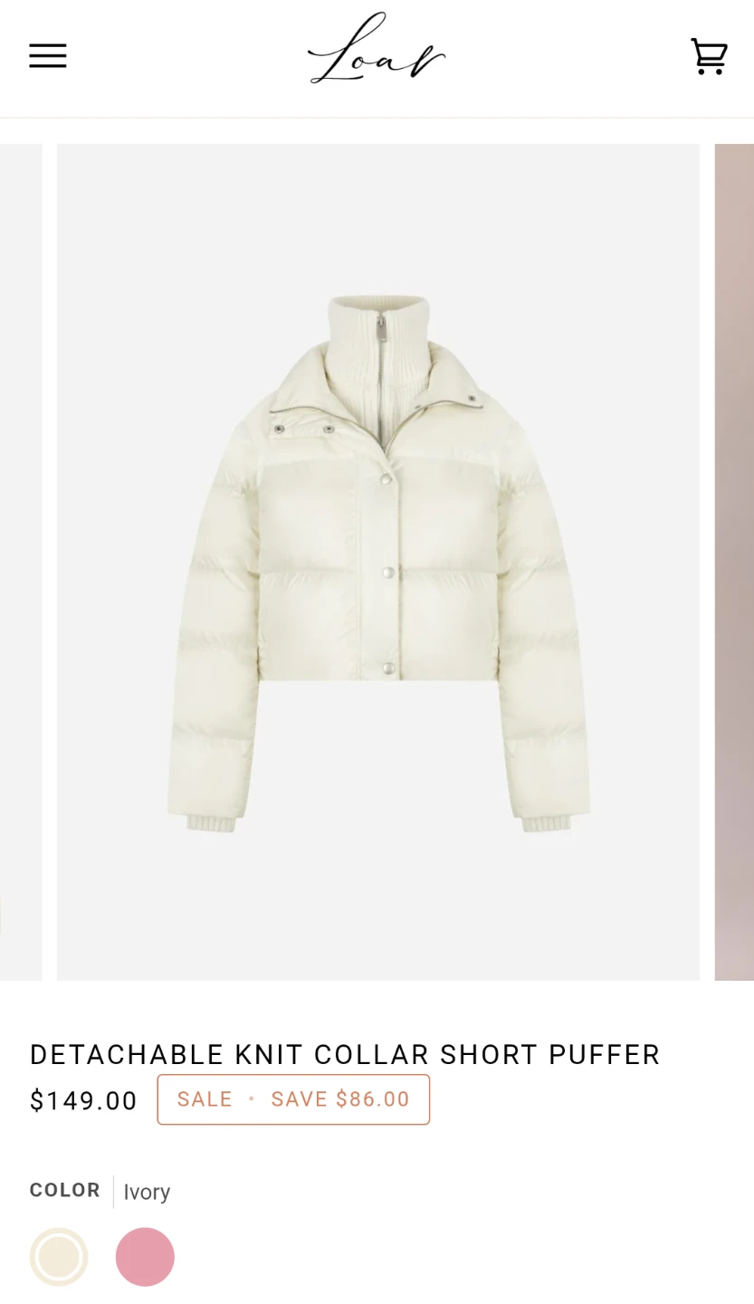 Cream Puffer Jacket - photo 3