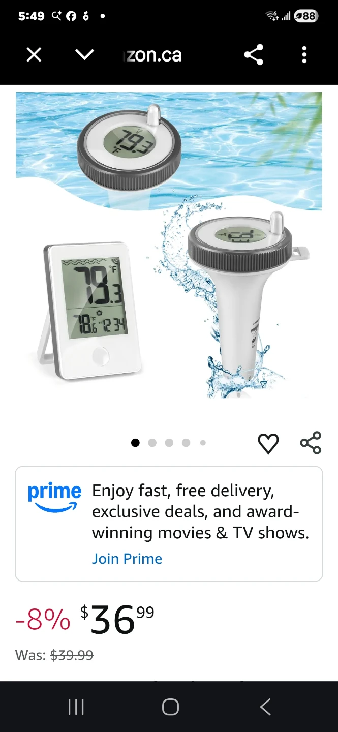 Newentor Digital Pool Thermometer