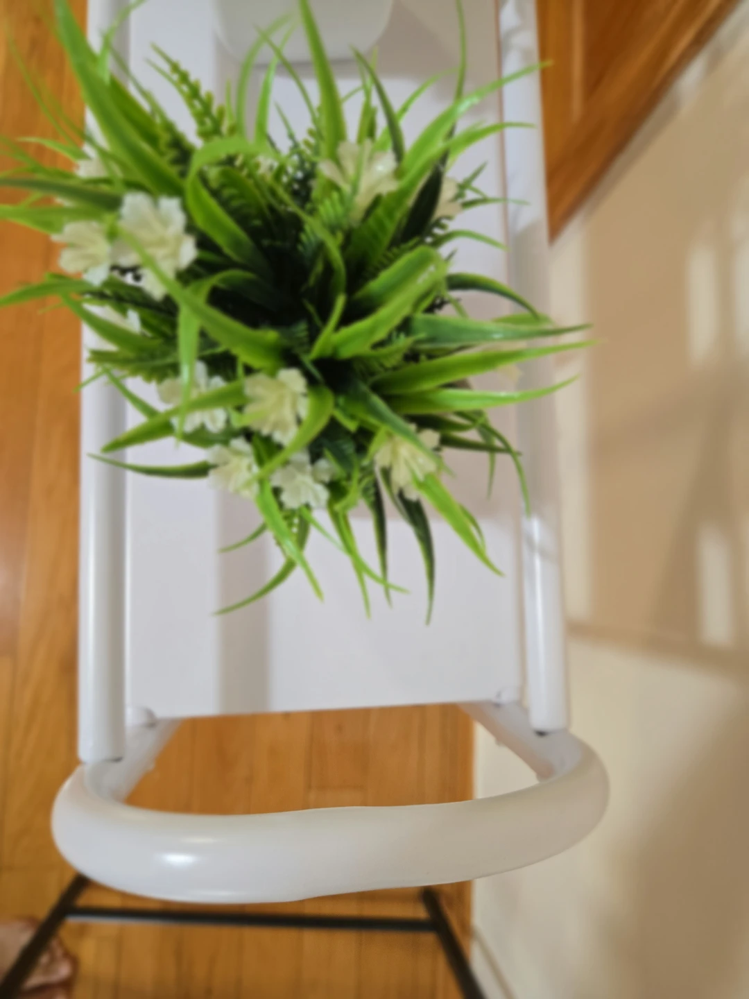White 3-Tier Rolling Utility Cart - photo 4