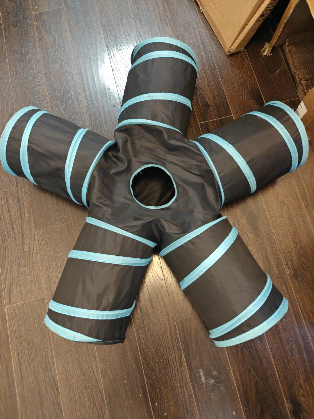 Cat Tunnel Toy with Multiple Entrances