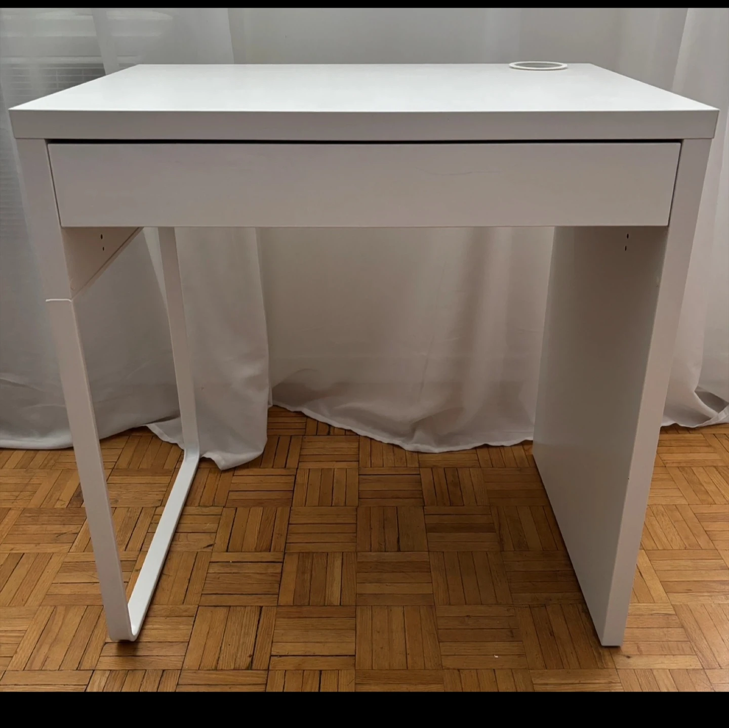 IKEA Micke White Desk with Drawer