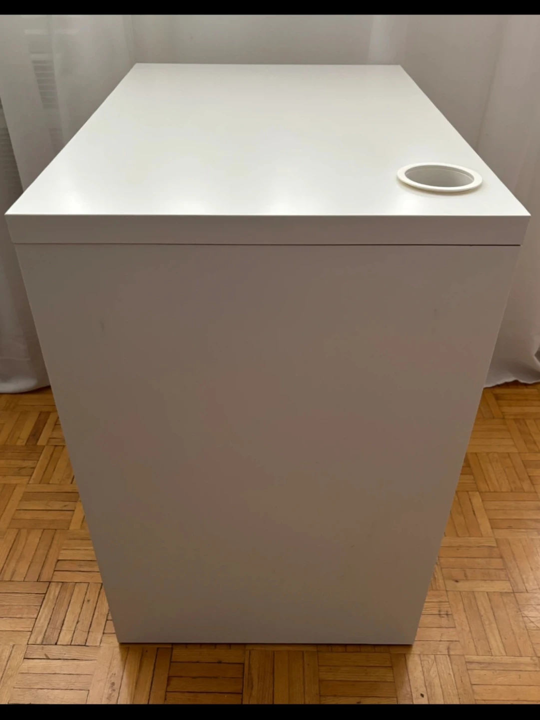 IKEA Micke White Desk with Drawer - photo 4