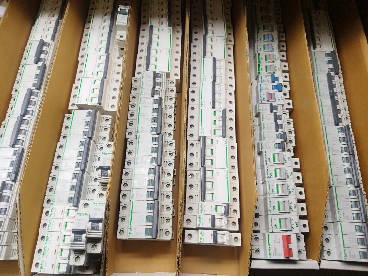 Crabtree Polestar MCB Triple Pole Type C Circuit Breakers