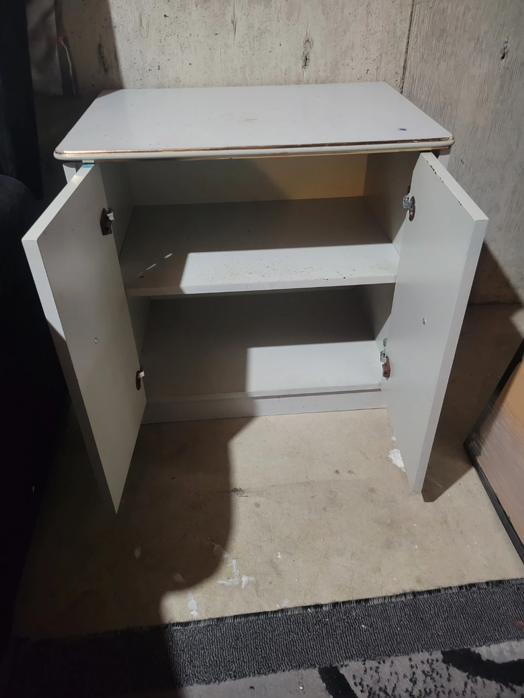 Grey Cabinet with Gold Trim set of 2! - photo 2