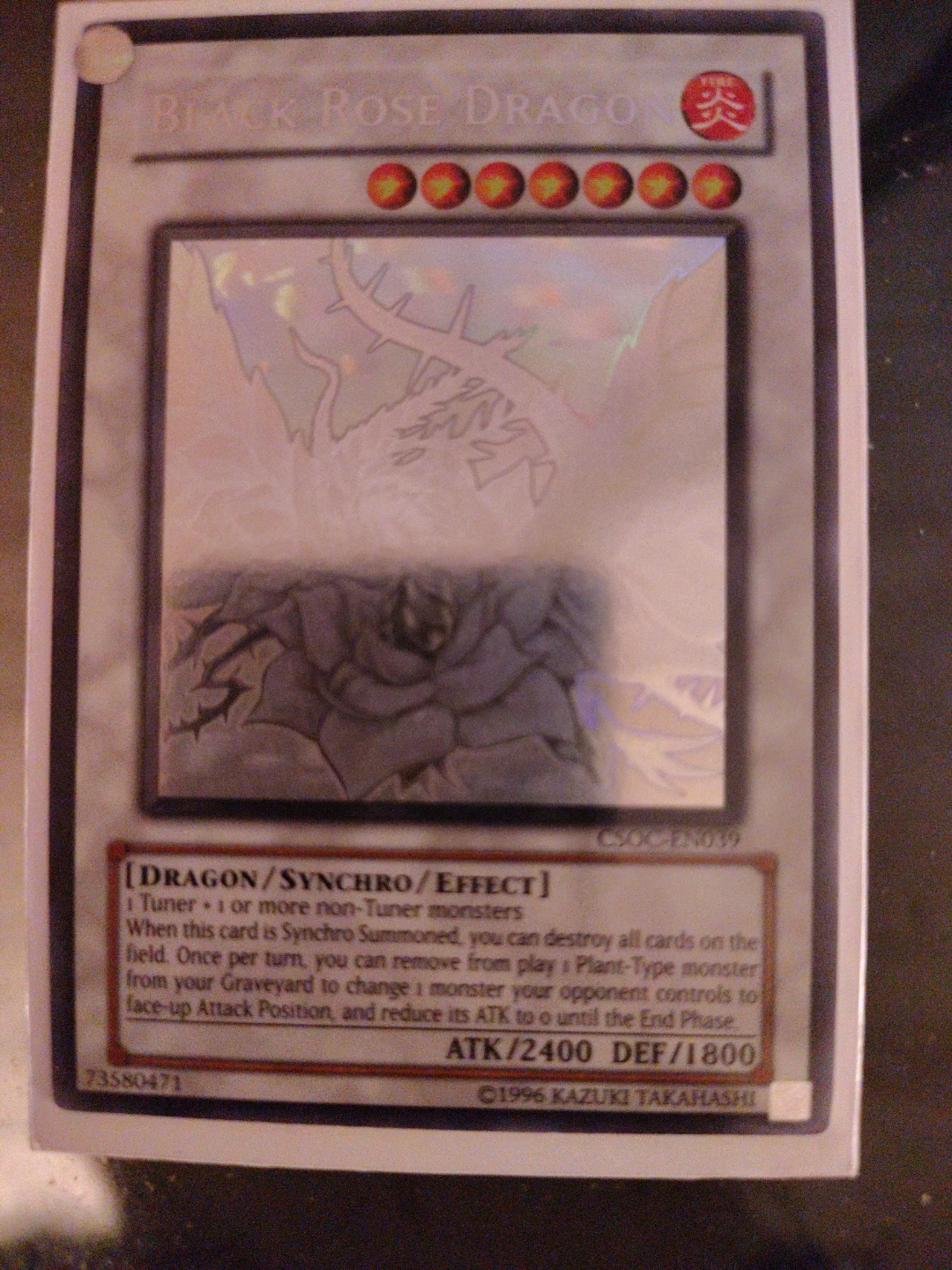 Yu-Gi-Oh! Black Rose Dragon CSOC-EN039