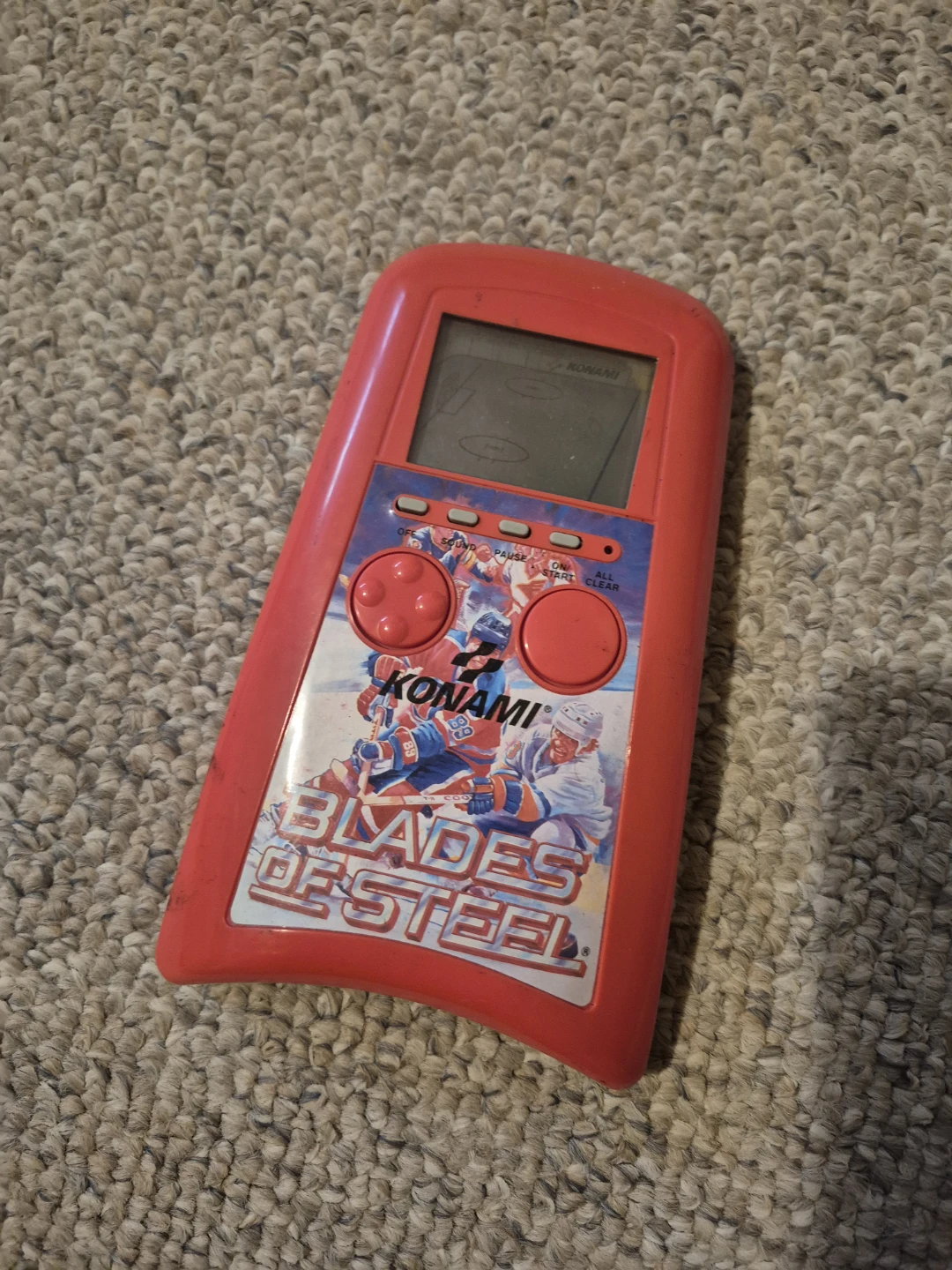 Konami Blades of Steel Handheld Electronic Game