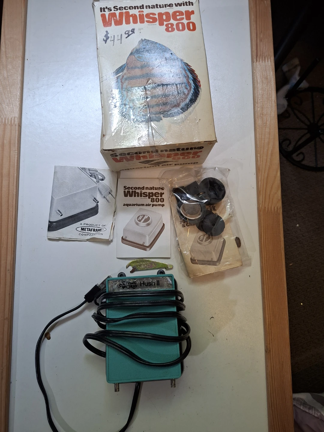 Second nature Whisper 800 Aquarium Air Pump