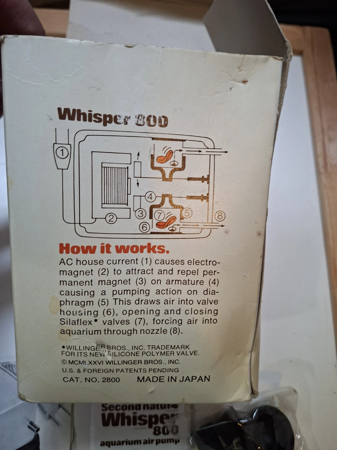 Second nature Whisper 800 Aquarium Air Pump - photo 4