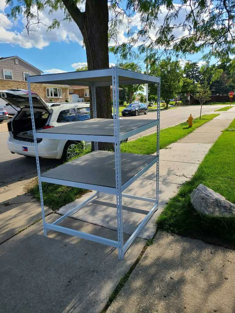 4-Shelf Metal Storage Rack 48x42x84 - photo 3