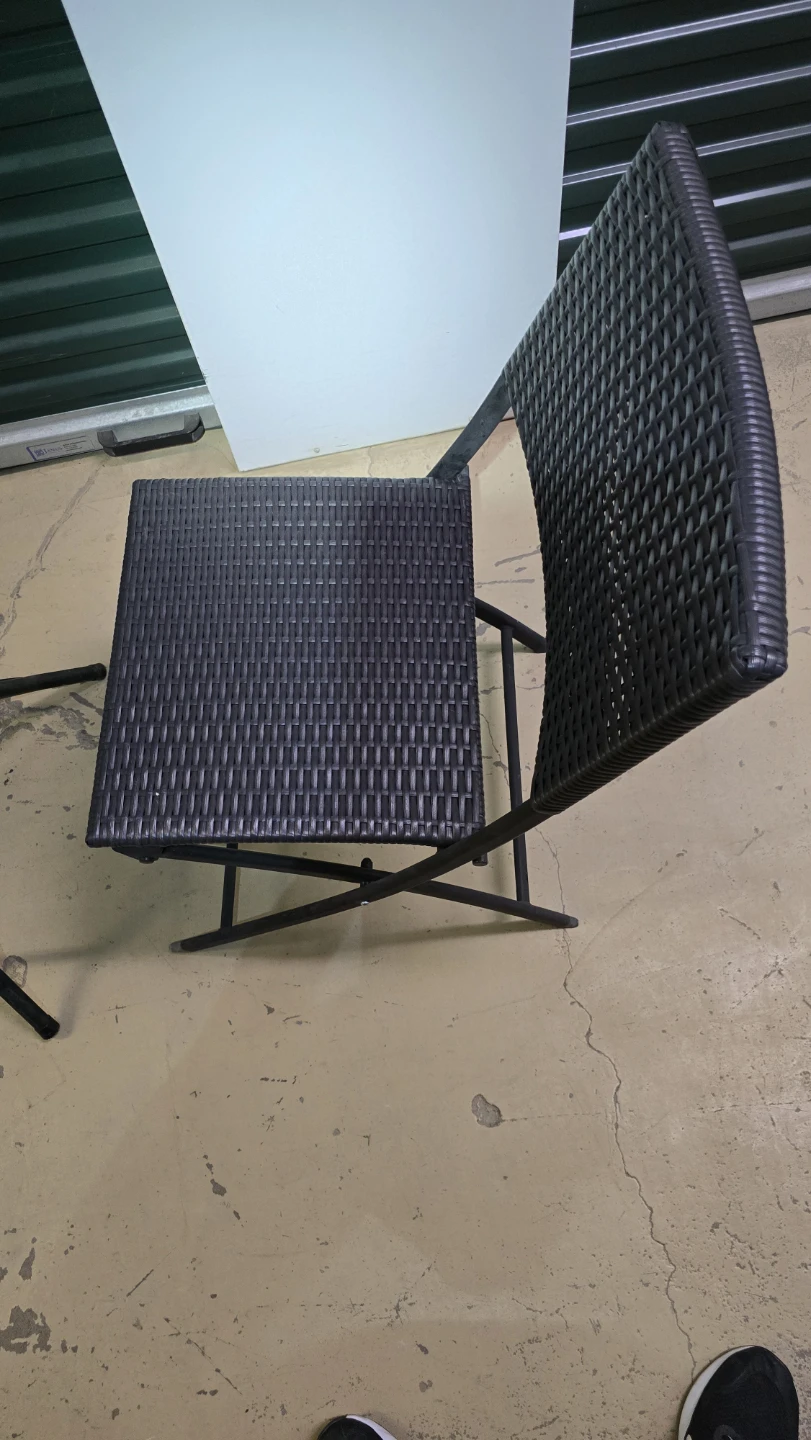 Wicker Patio Table and Chairs Set - photo 5