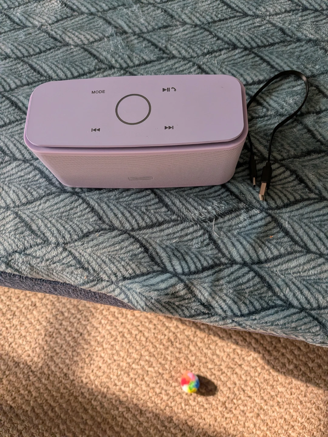 DOSS Bluetooth Speaker - Purple CASH ONLY AS IS - photo 4
