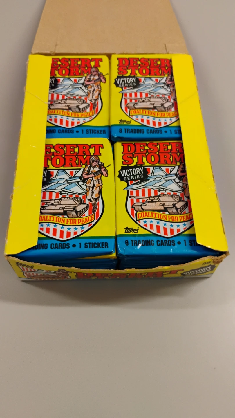 1991 Topps Operation Desert Storm Victory Series Box of 36 Packs
