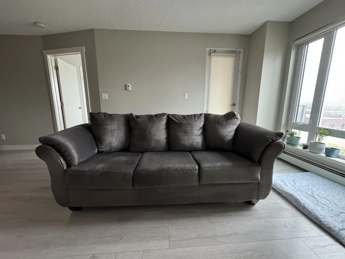 Grey 3-Seater Sofa