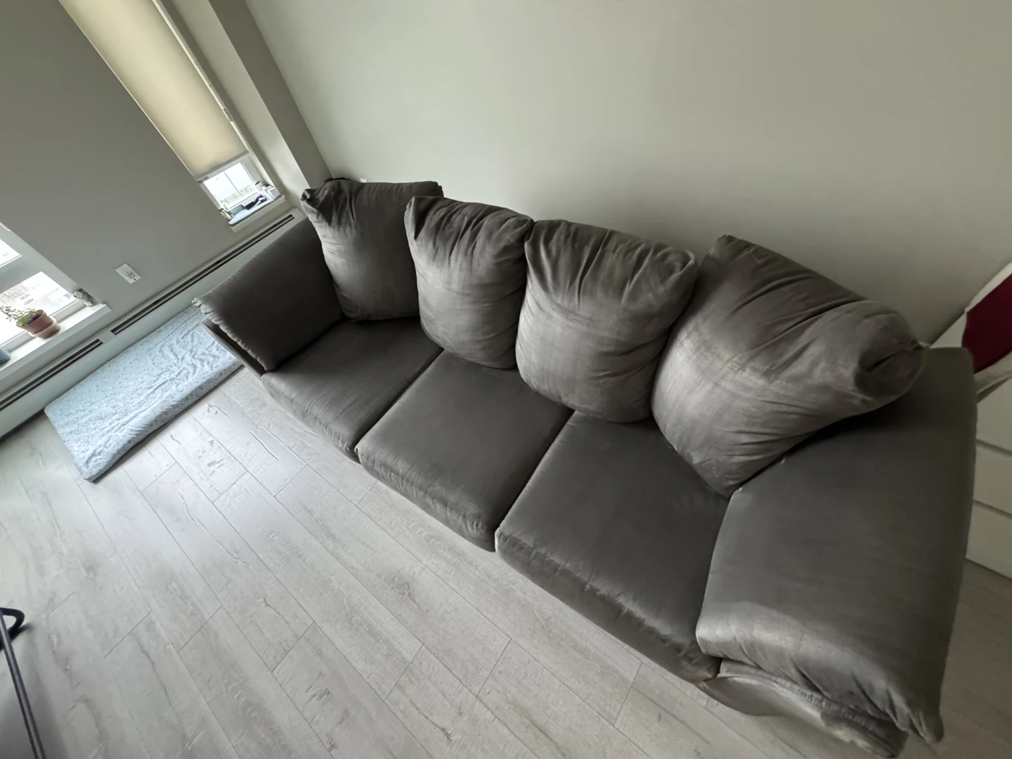 Grey 3-Seater Sofa - photo 3