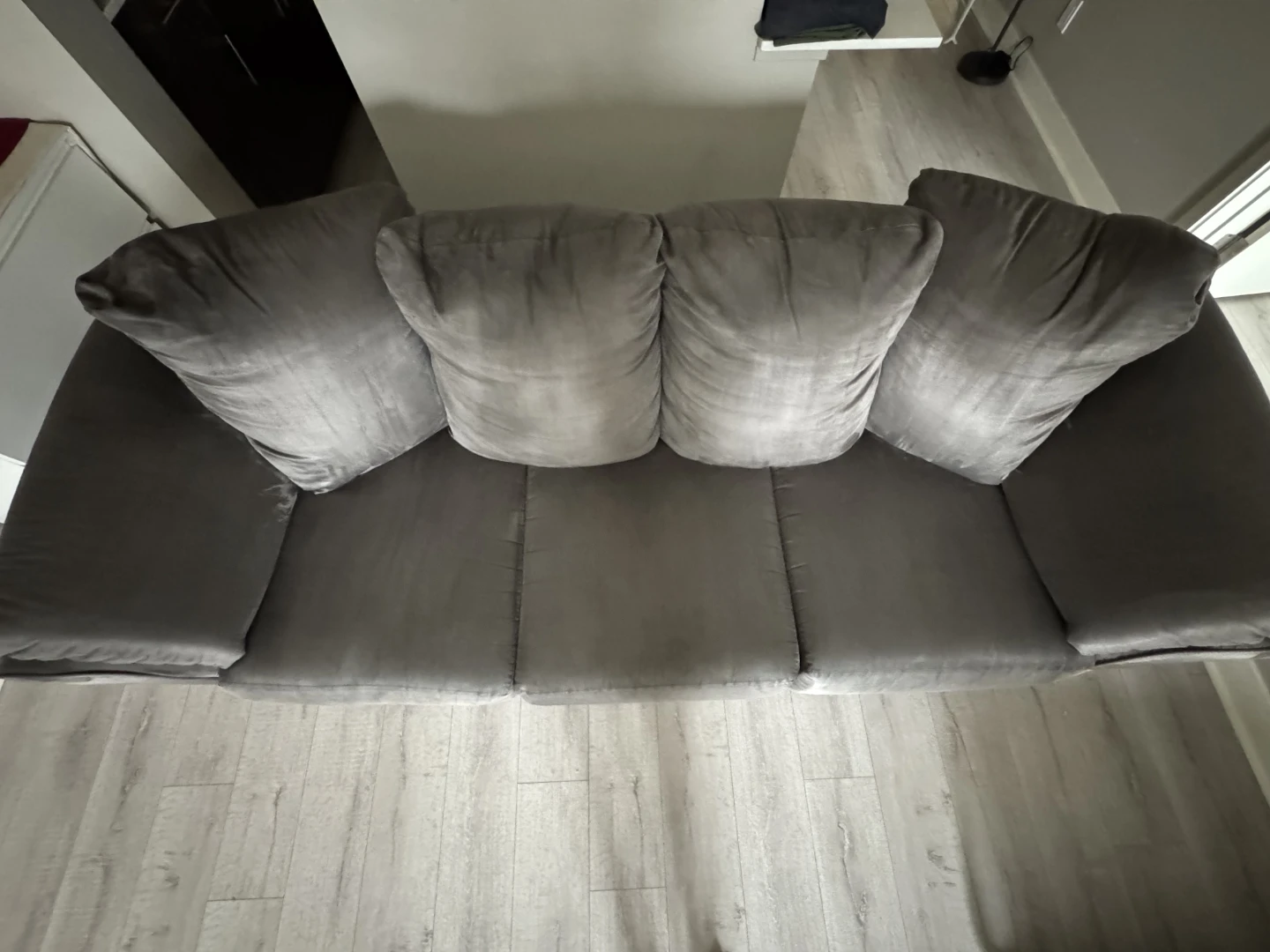 Grey 3-Seater Sofa - photo 4