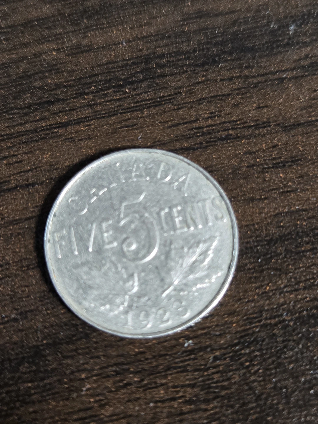 1922 Canadian Five Cents Coin and 2 1923 nickels - photo 2